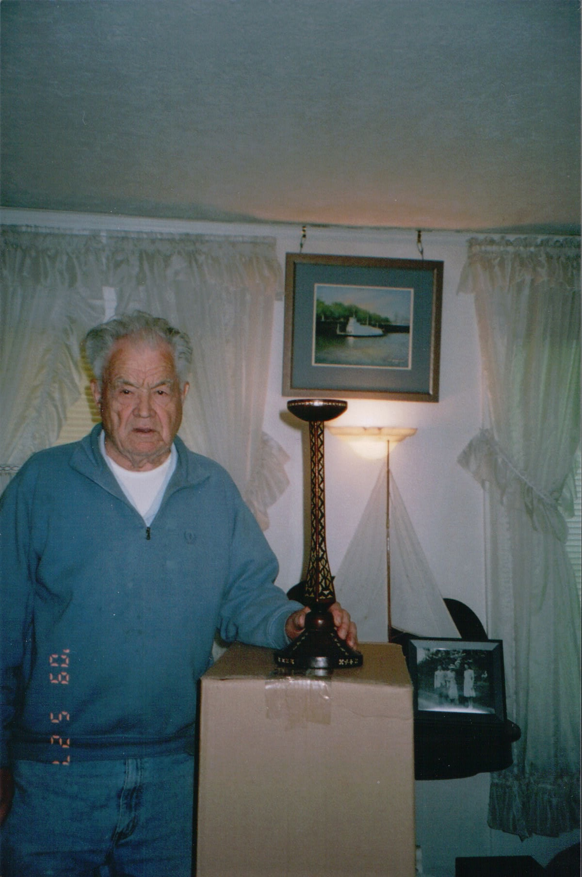 Candlestick goes home